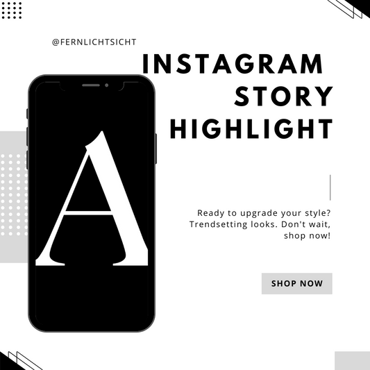 Alpha Numerica: Numbers & Letters Instagram Highlight Icons