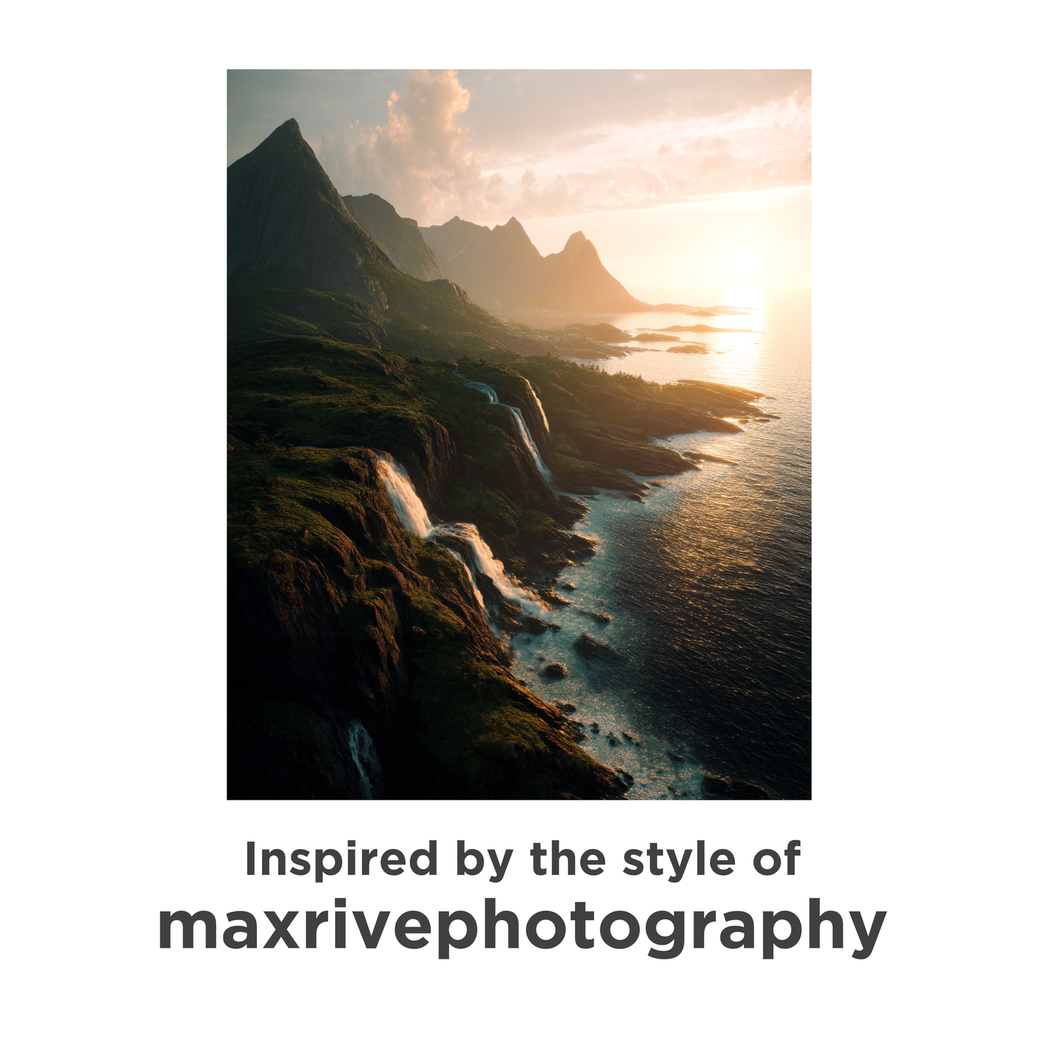 Style Reference for Midjourney like maxrivephotography