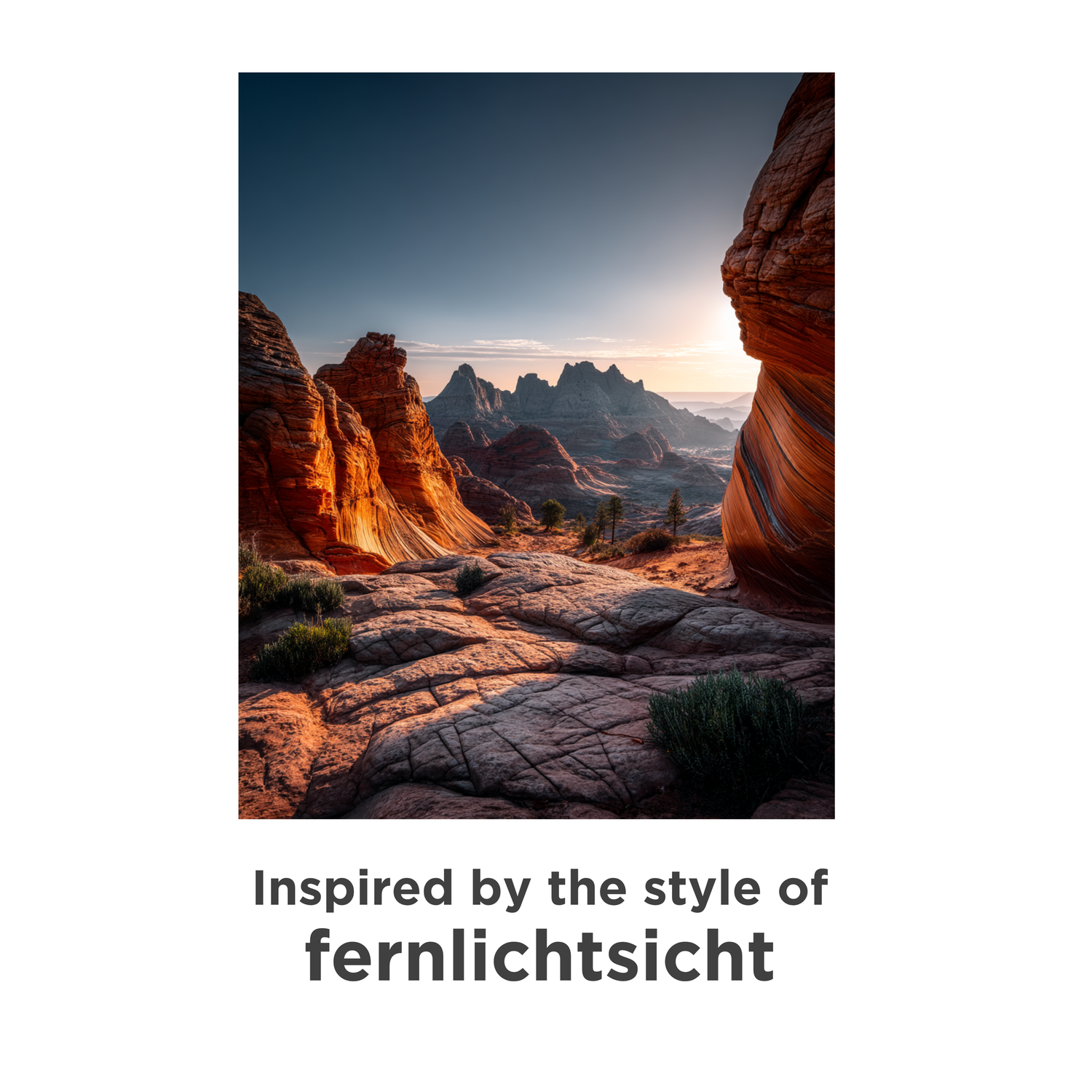 Style Reference for Midjourney like fernlichtsicht